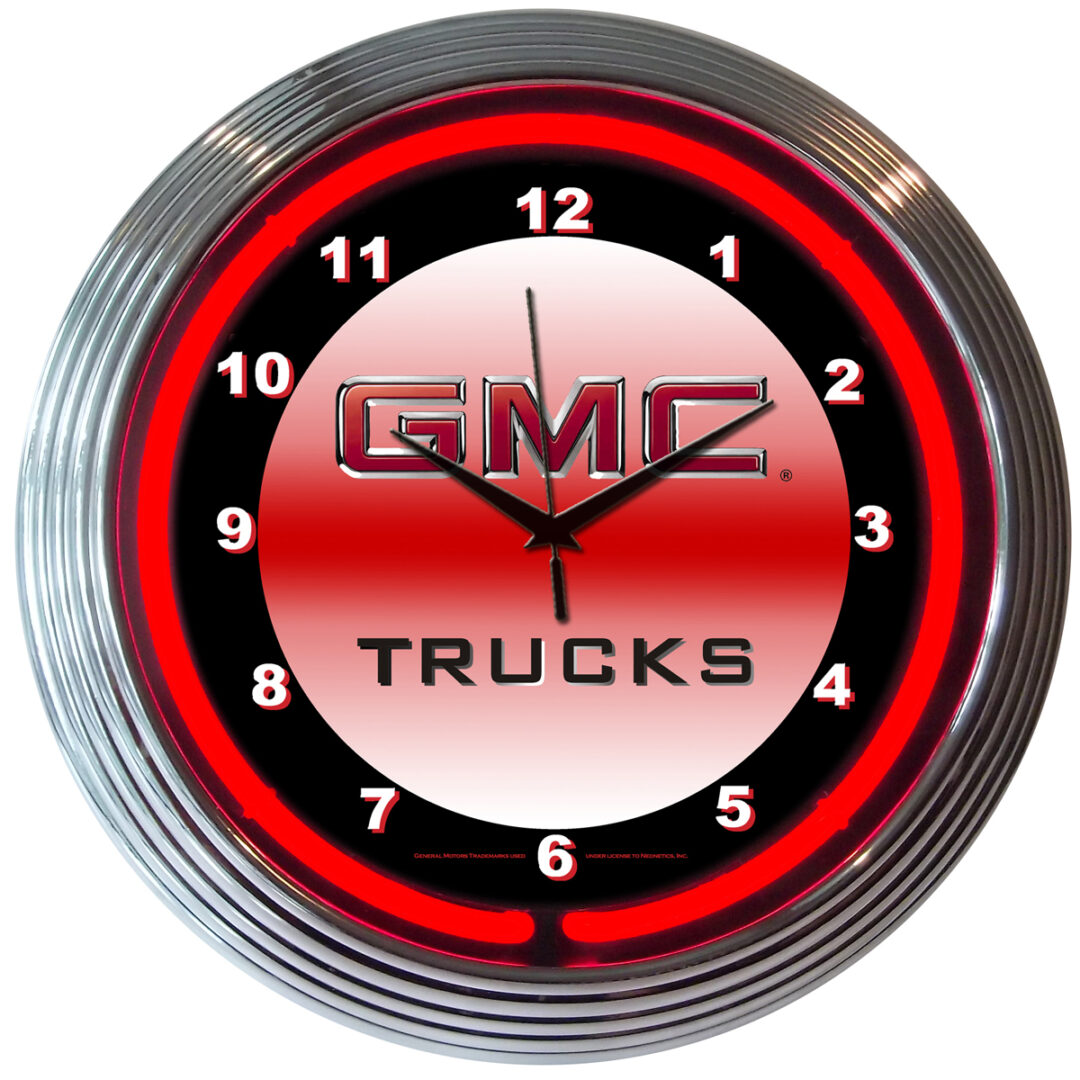 GMC NEON CLOCK