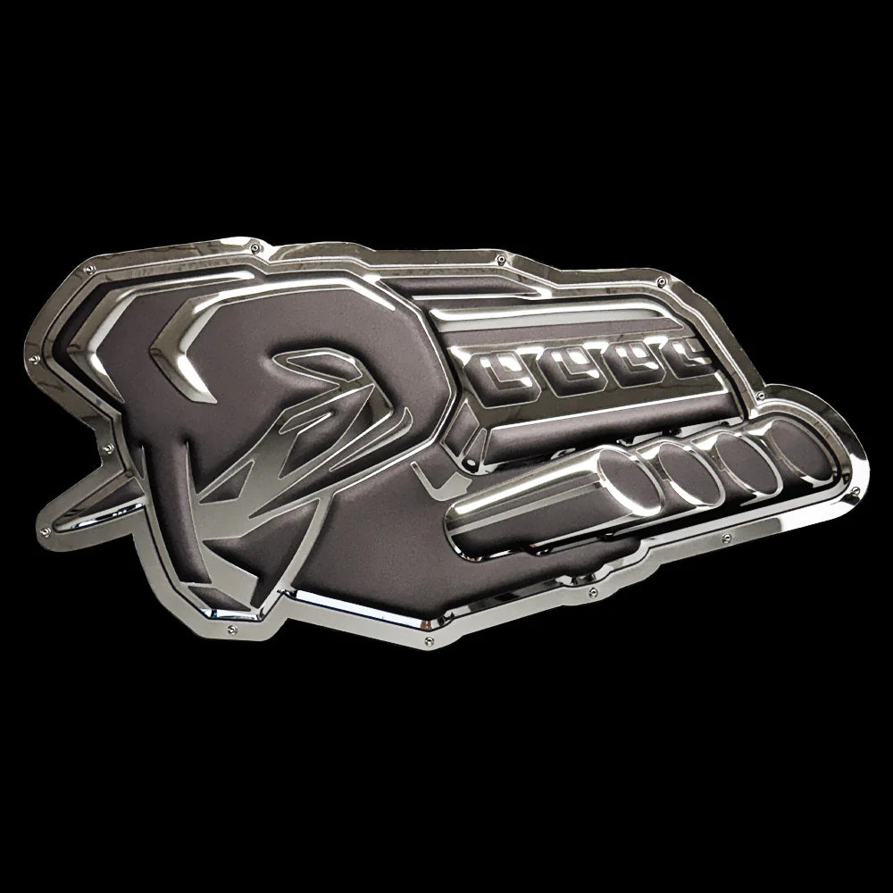 Ram V8 Hemi Metal Sign