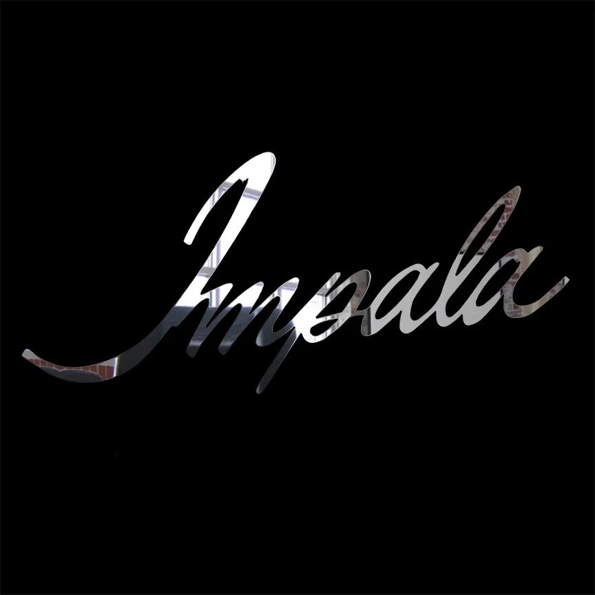 GM Impala Script Metal Sign