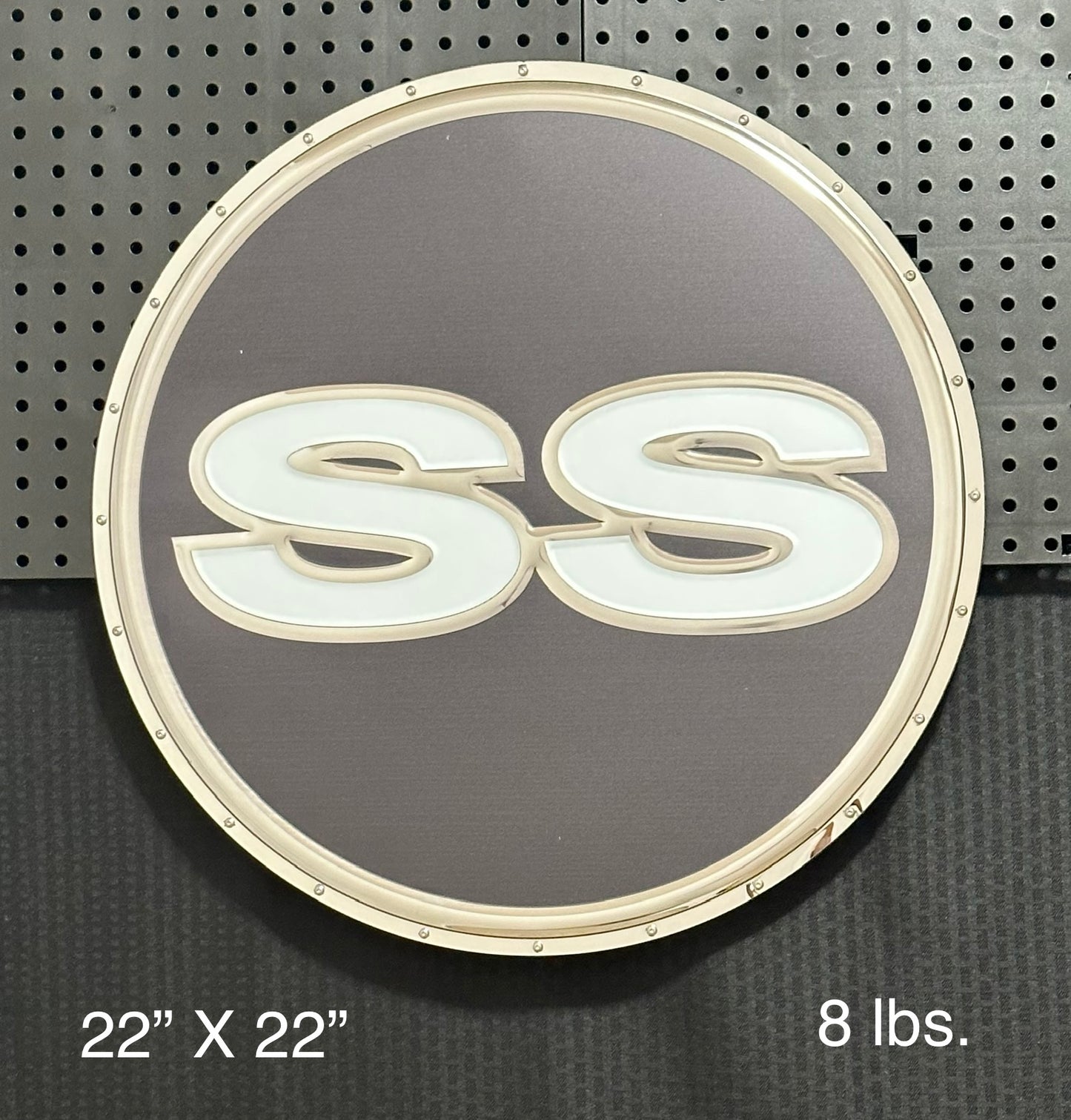 Camaro Super Sport 68 Badge Metal Sign