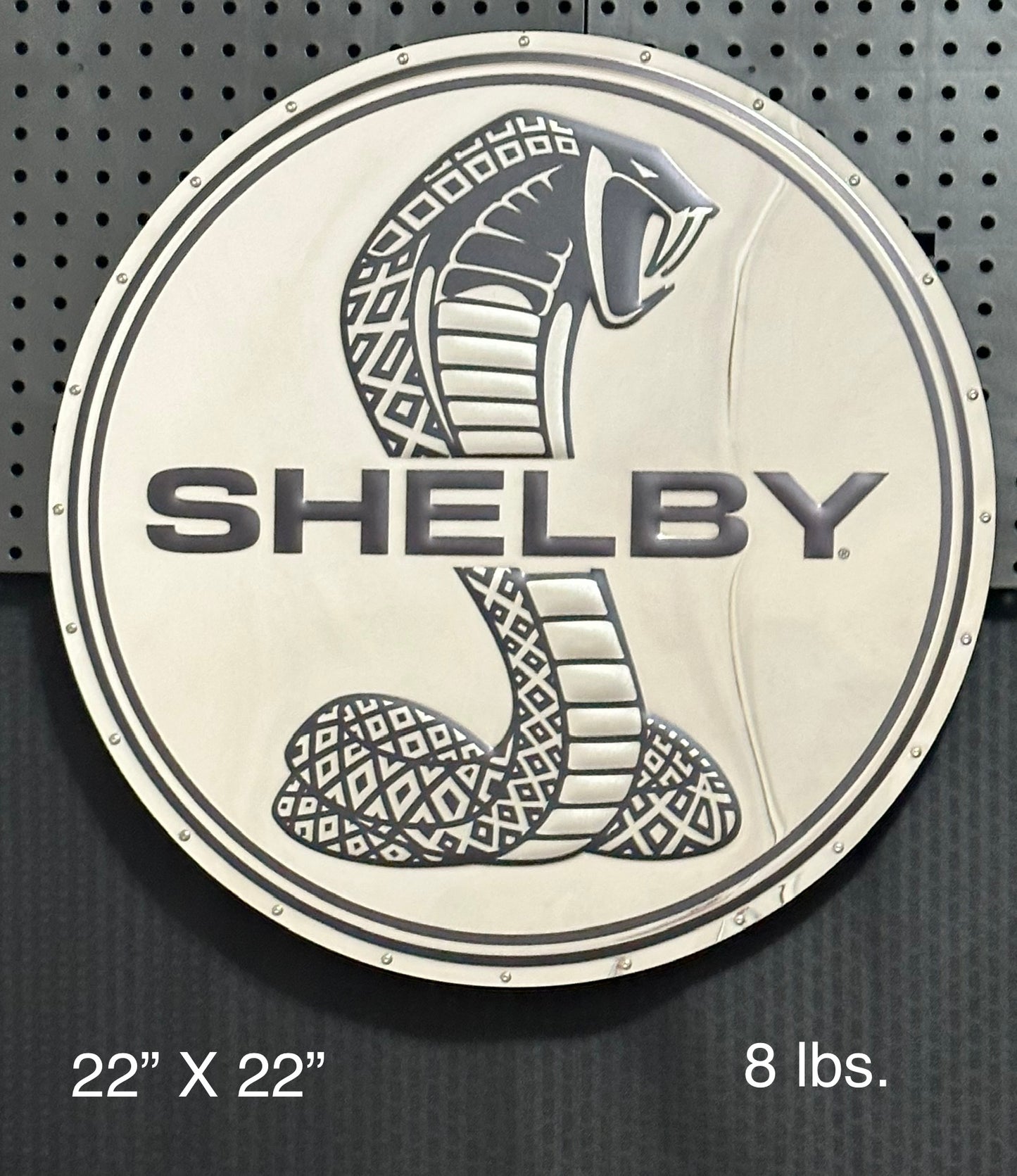 Shelby Super Snake Badge Metal Sign