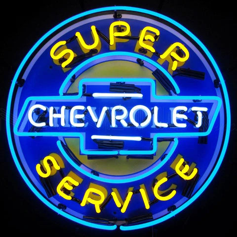 GM SUPER CHEVY SERVICE WITH BACKING