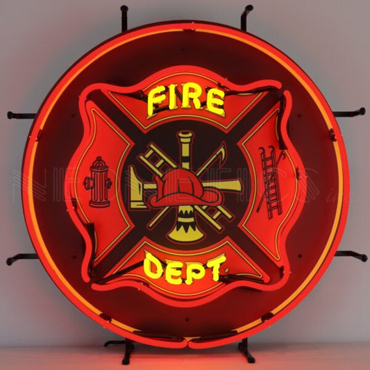 FIRE DEPARTMENT NEON SIGN - STANDARD