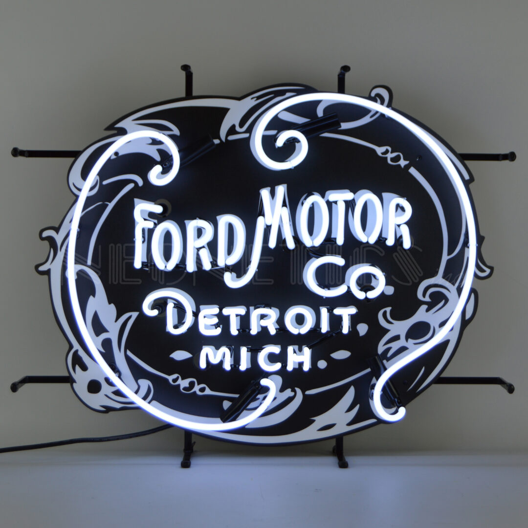 FORD MOTOR COMPANY 1903 HERITAGE EMBLEM NEON SIGN