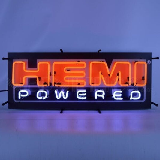 HEMI POWERED NEON SIGN STANDARD WITH BACKING