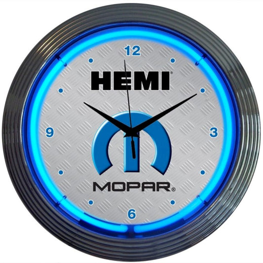 MOPAR HEMI NEON CLOCK