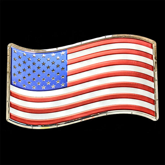 American Flag Metal Sign Large