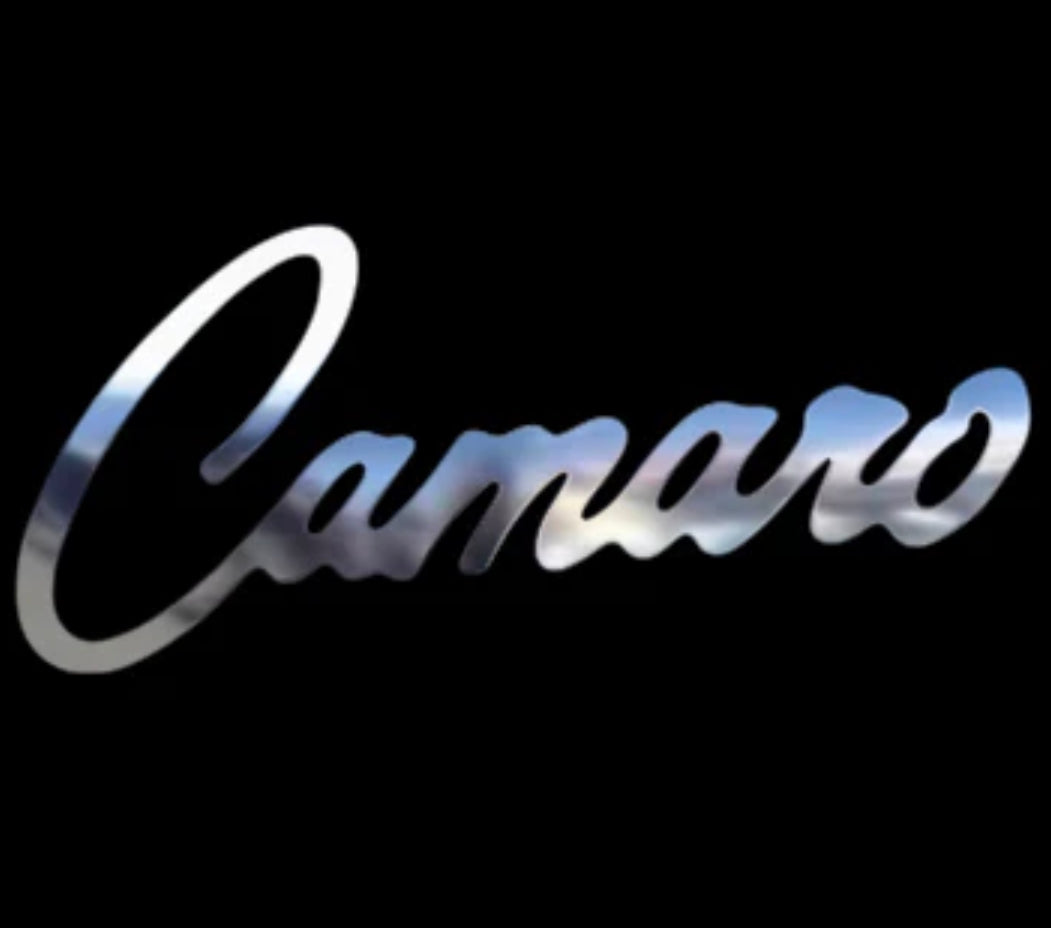 Camaro Script Laser Cut Metal Sign