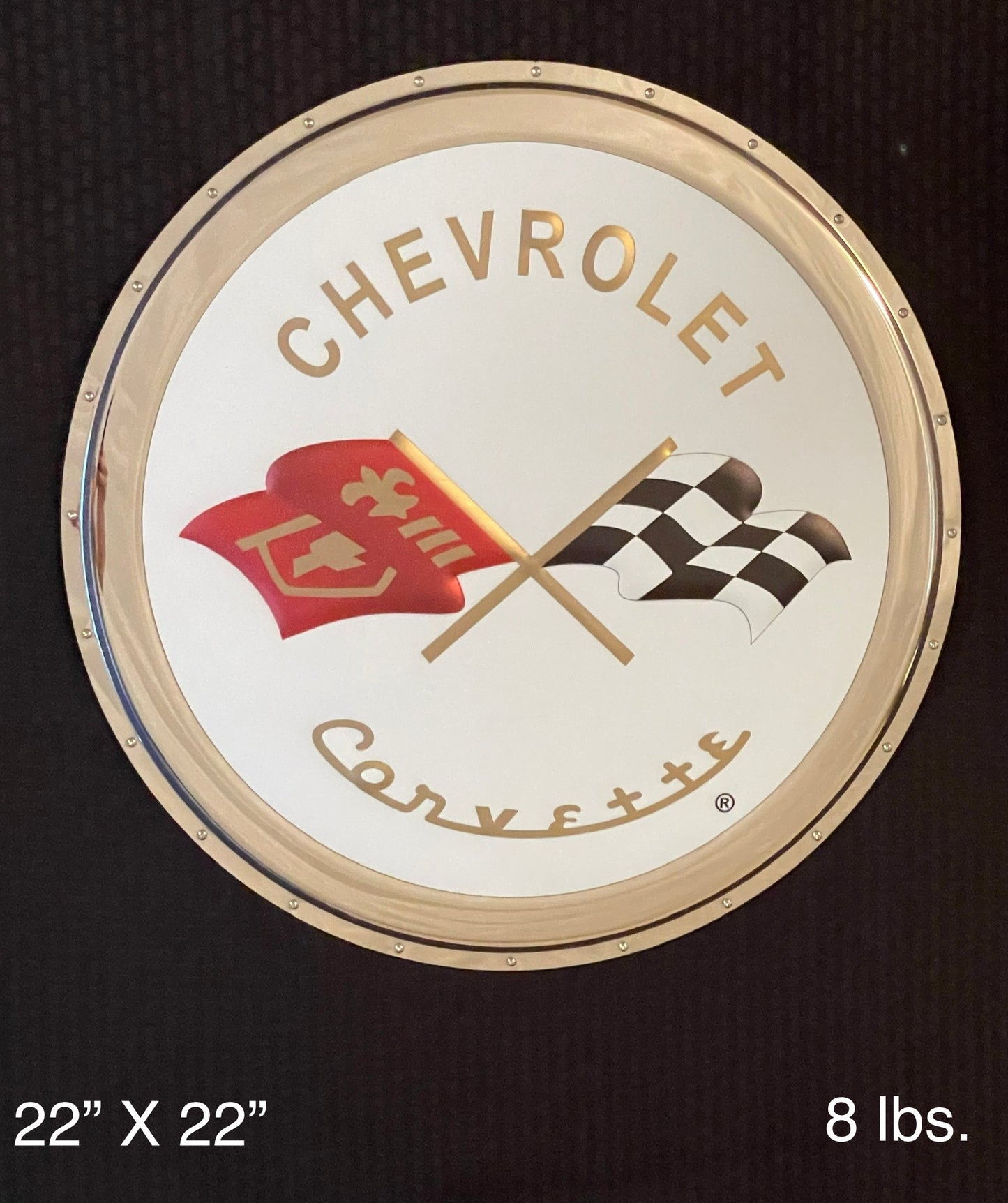 Corvette C2 Badge Metal Sign