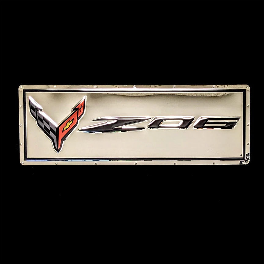 Corvette C8 Z06 Metal Sign