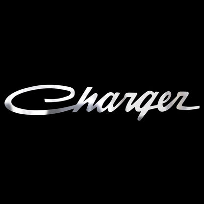 Dodge Charger Script Laser Cut Metal Sign
