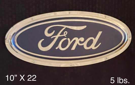 Ford Oval Logo Medium Metal Sign