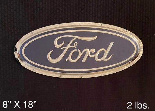 Ford Oval Logo Small Metal Sign