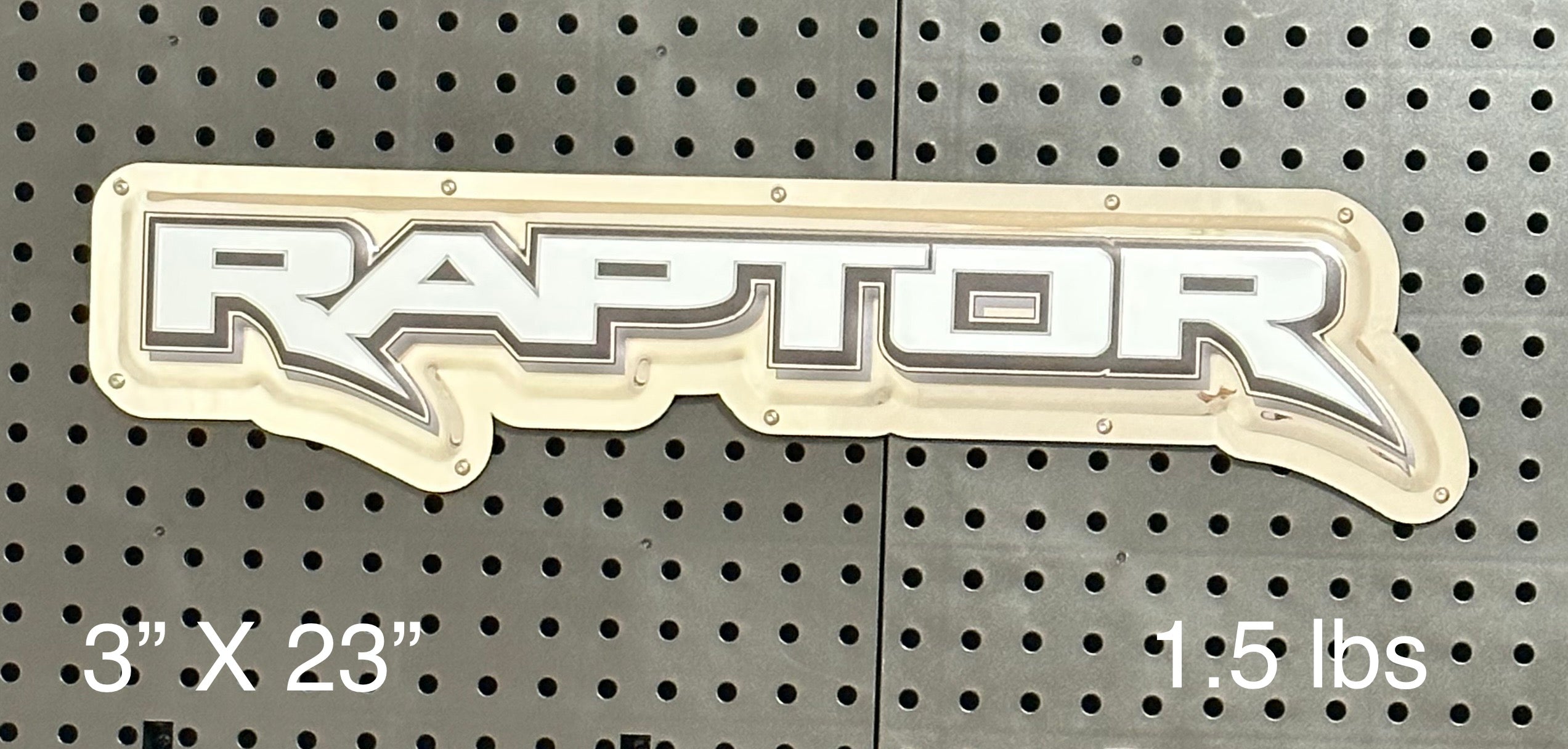 Ford Raptor Logo Metal Sign – GearHeads Wall Decor