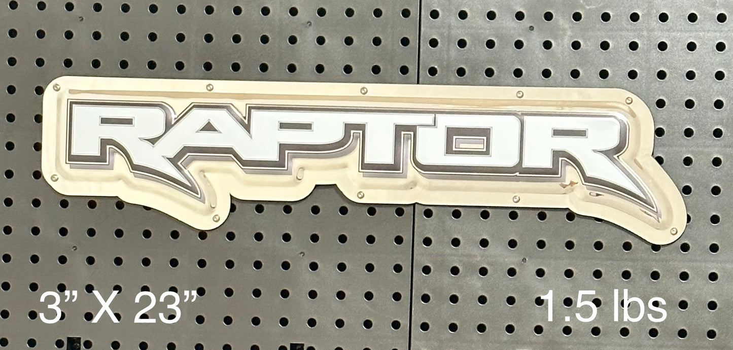 Ford Raptor Logo Metal Sign