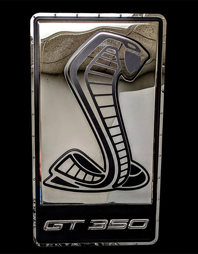 Shelby GT350 Badge Metal Sign Elite