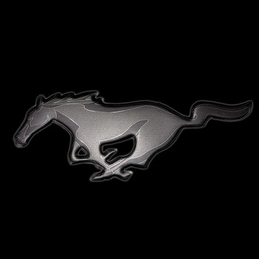 Ford Mustang Horse Smoke Emblem Metal Sign
