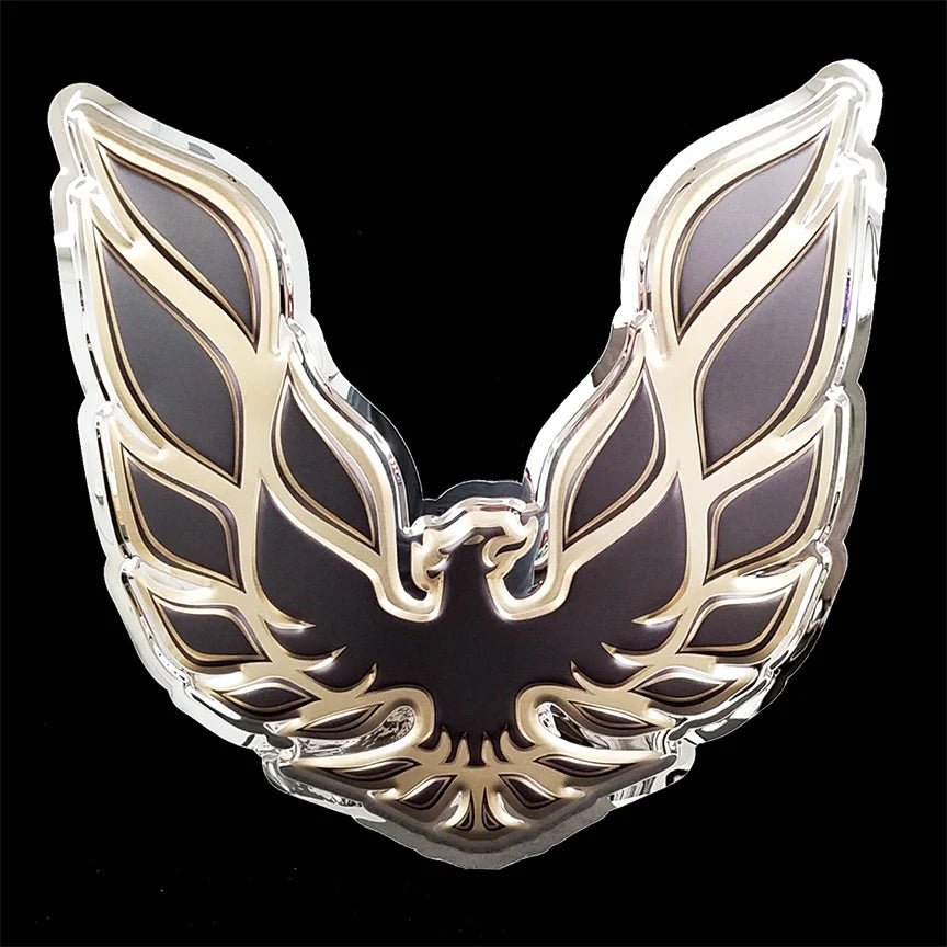 Trans Am Sign Long Pontiac Trans Am Firebird Metal Sign Gold – GearHeads Wall Decor