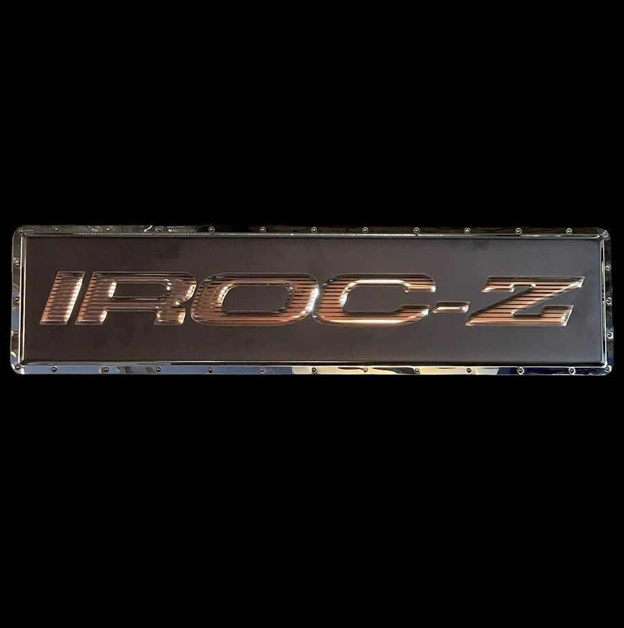 Camaro IROC-Z Logo Metal Sign