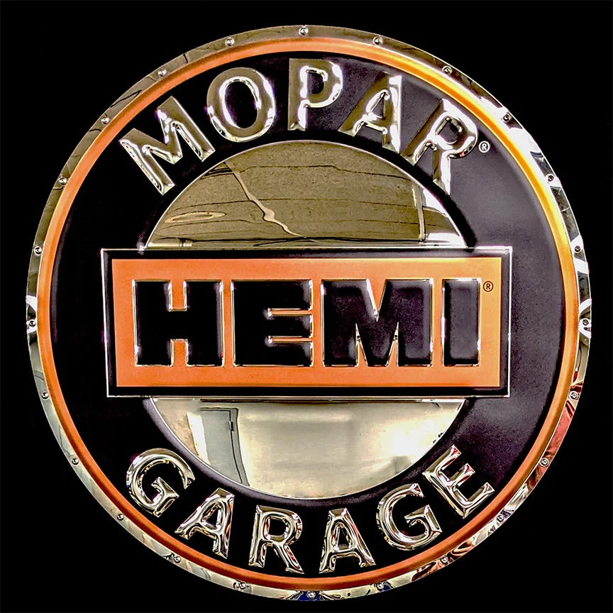 Mopar HEMI Garage Metal Sign – GearHeads Wall Decor