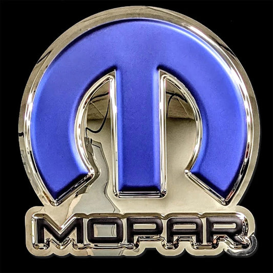 Mopar Omega Logo Metal Sign