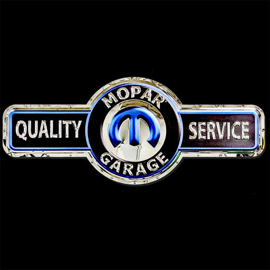 Mopar Quality Service Omega M Metal Sign