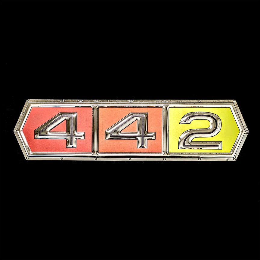 Oldsmobile 442 Badge Metal Sign – GearHeads Wall Decor
