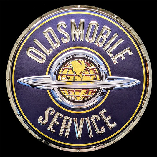 Oldsmobile Service Metal Sign