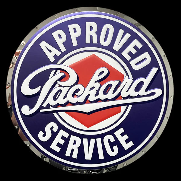 Packard Approved Service Metal Sign