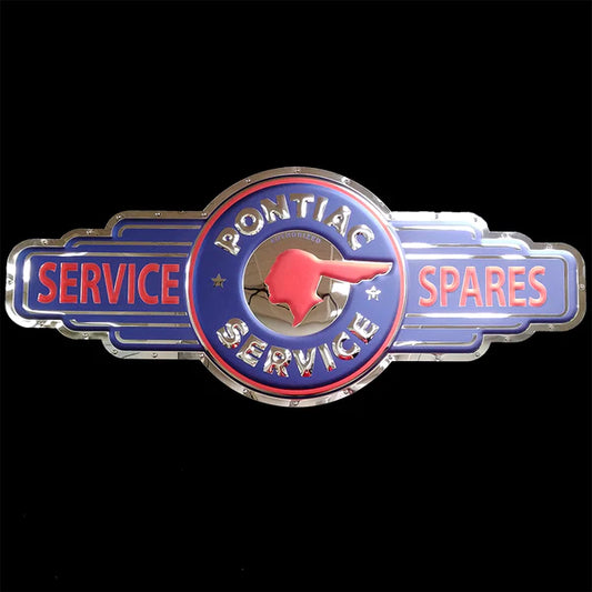 Pontiac Service and Spares Elite Series sign