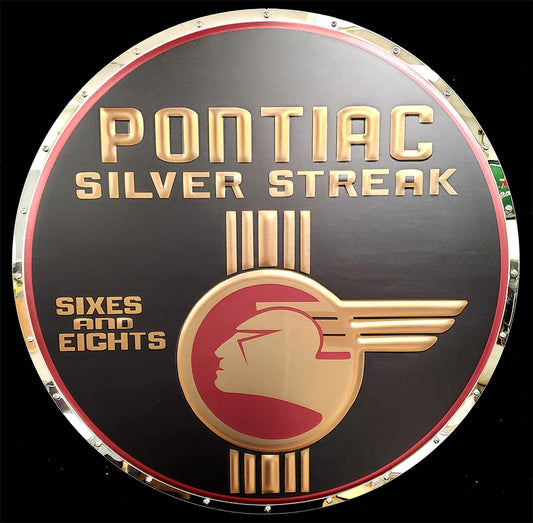 Pontiac Silver Streak Metal Sign