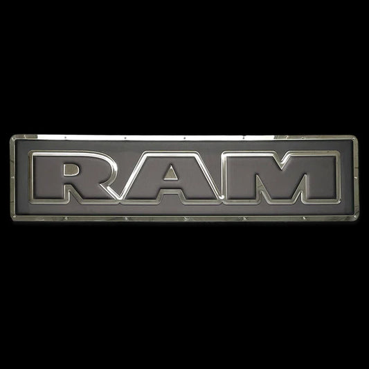 Ram Script Metal Sign