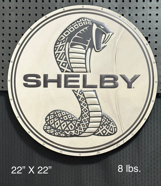 Shelby Super Snake Badge Metal Sign