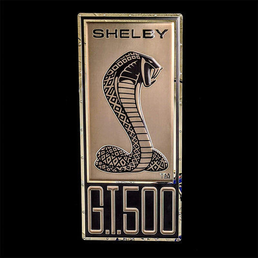 Shelby GT 500 Badge Metal Sign