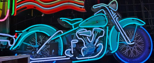 Motorcycle - Neon sign